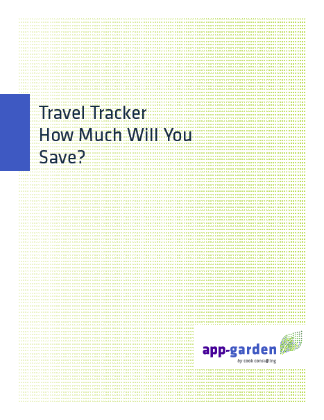 Travel Tracker: How Much Will You Save