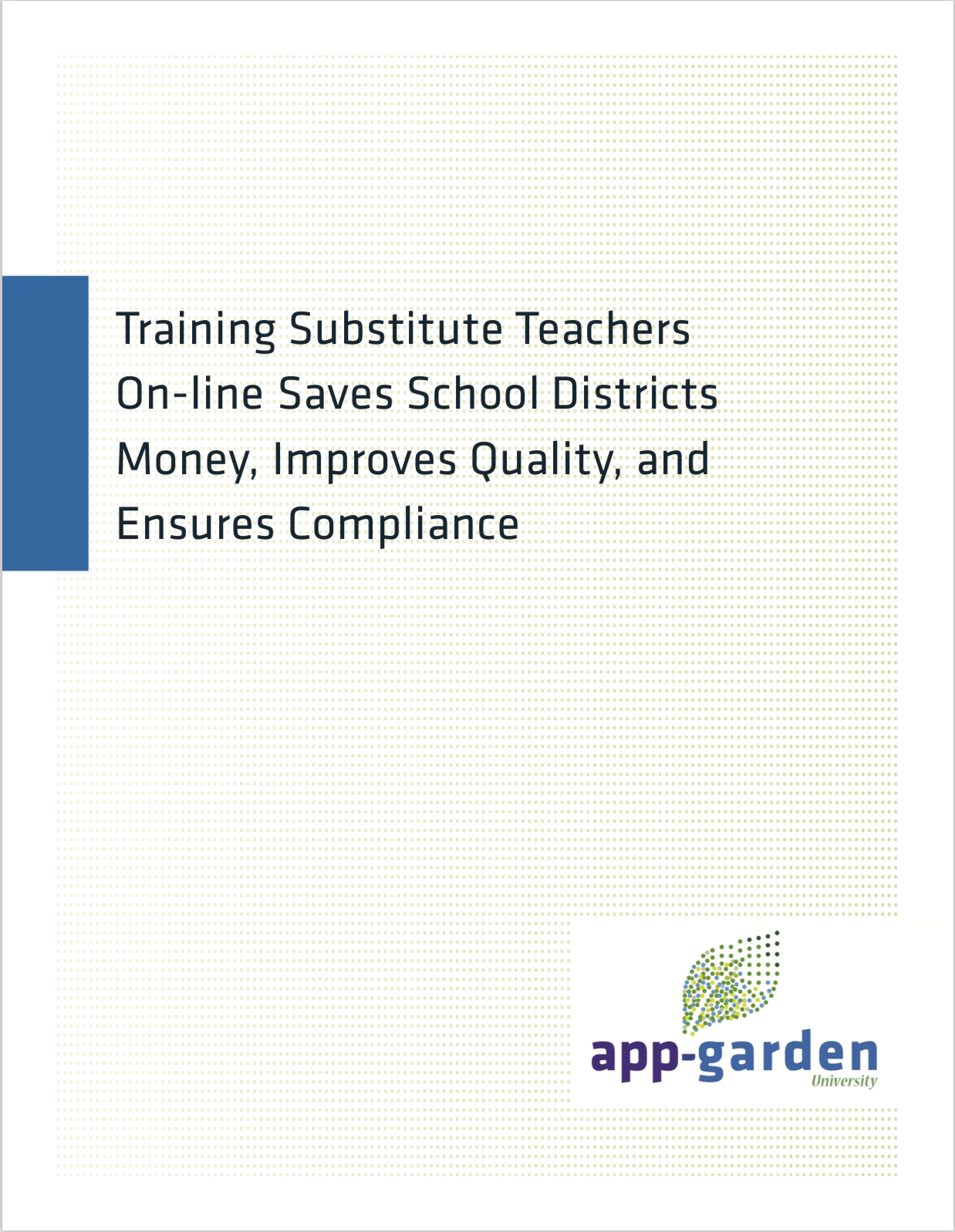 Training Substitute Teachers Online